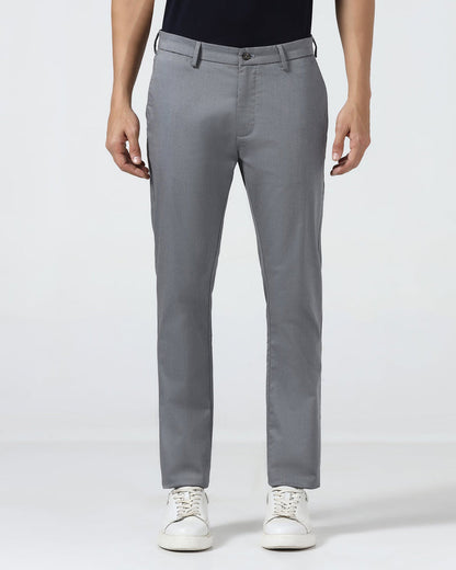Grey Non Iron Textured Khaki - Poplar