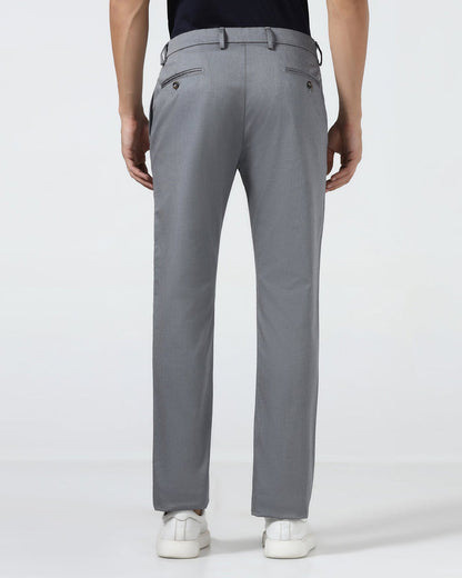 Grey Non Iron Textured Khaki - Poplar