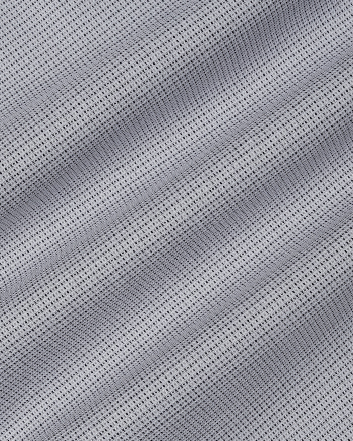Grey Non Iron Textured Shirt - Ethan