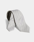 Grey Silk Jacquard Tie - Wigger