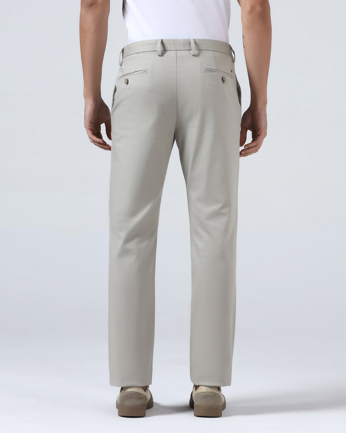 Grey Textured Khakis - Ibis