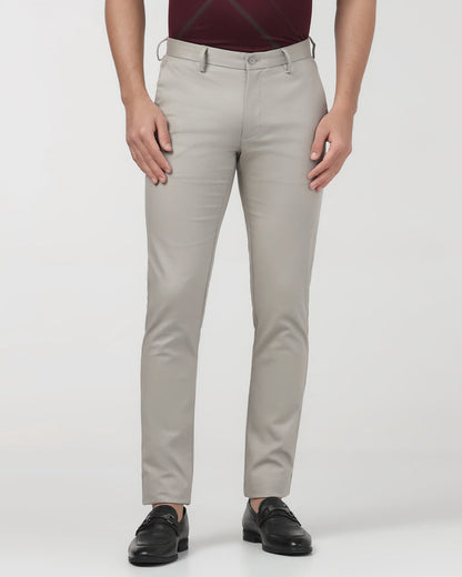 Grey Textured Khakis - Ibis