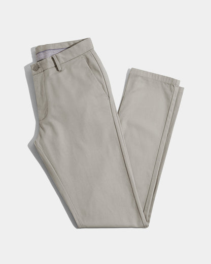 Grey Textured Khakis - Ibis