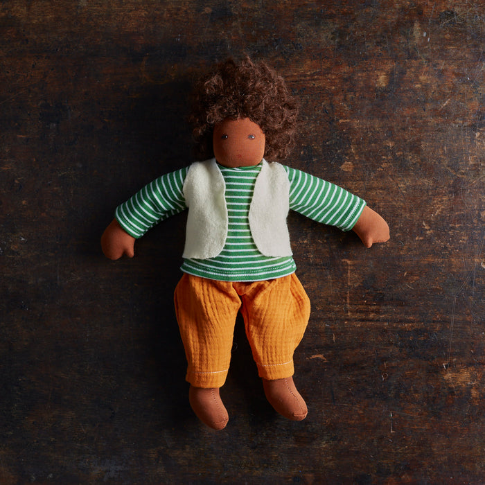 Handmade Cotton/Wool Waldorf Doll - Franz