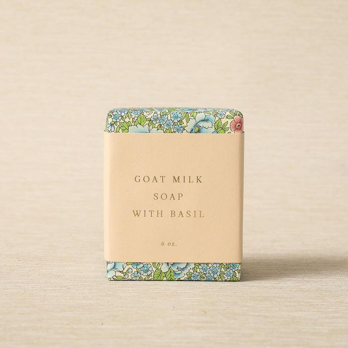 Handmade Goat Milk with Basil Soap