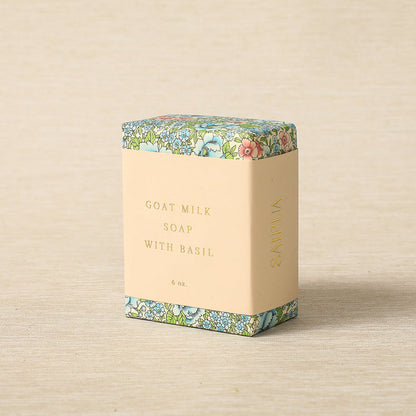Handmade Goat Milk with Basil Soap