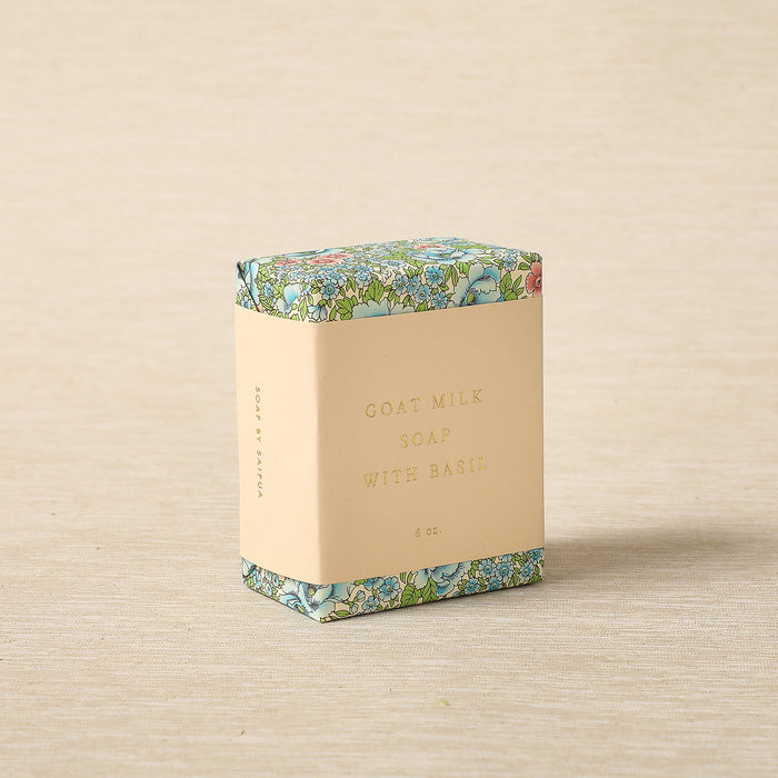 Handmade Goat Milk with Basil Soap