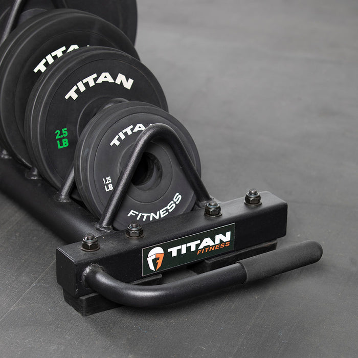 Horizontal Weight Plate Storage With Wheels