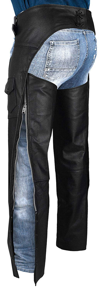 HWK Leather Chaps Pants
