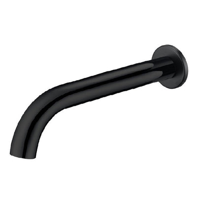 Ikon Hali Black Bath Spout - Acqua Bathrooms
