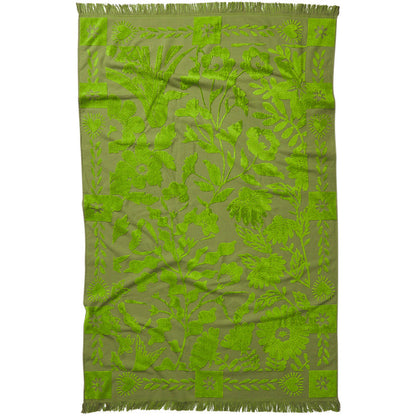 Indiana Bath Sheet - Cactus Green