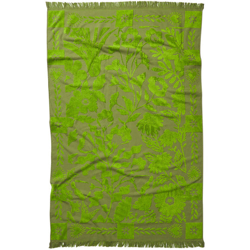 Indiana Bath Sheet - Cactus Green