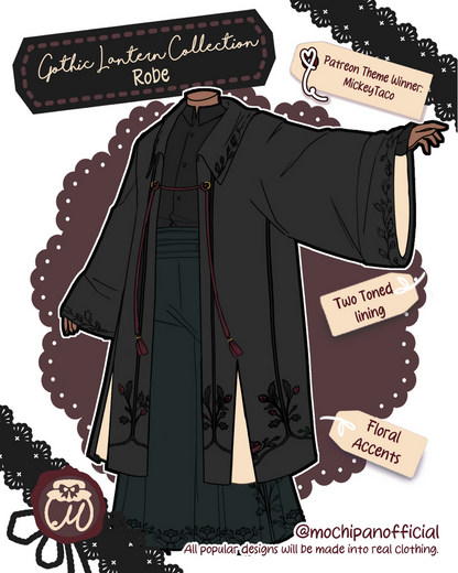 (Interest Check) Gothic Lantern Robe Set