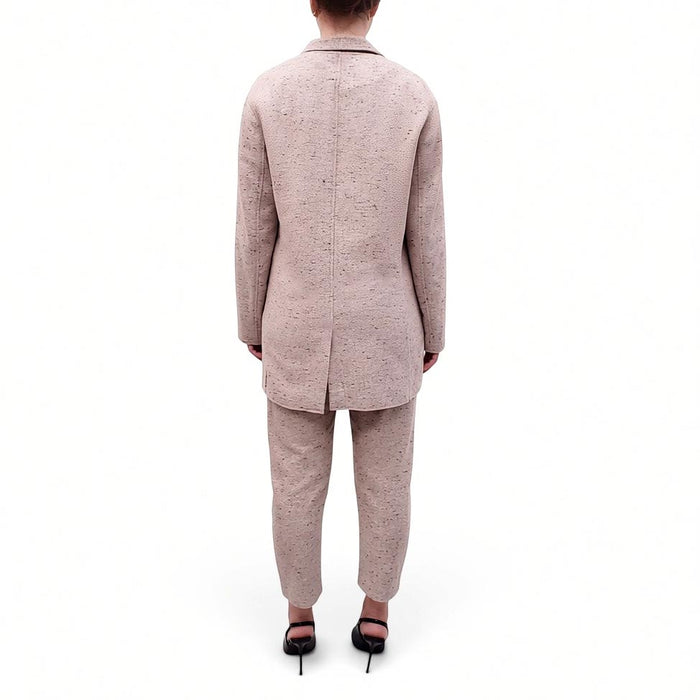 ISABEL MARANT ÉTOILE TAUPE COTTON BLEND SUIT - SIZE 34