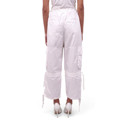 ISABEL MARANT WHITE CARGO PANT - SIZE 40