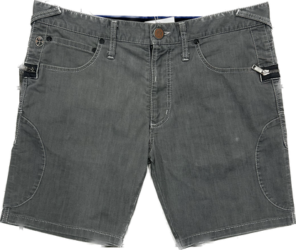JC de Castelbajac Grey Denim 00's Shorts