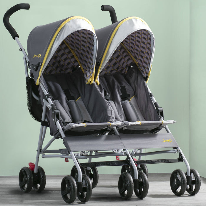 Jeep Brand Scout Double Stroller by Delta Children, Spot On (722)