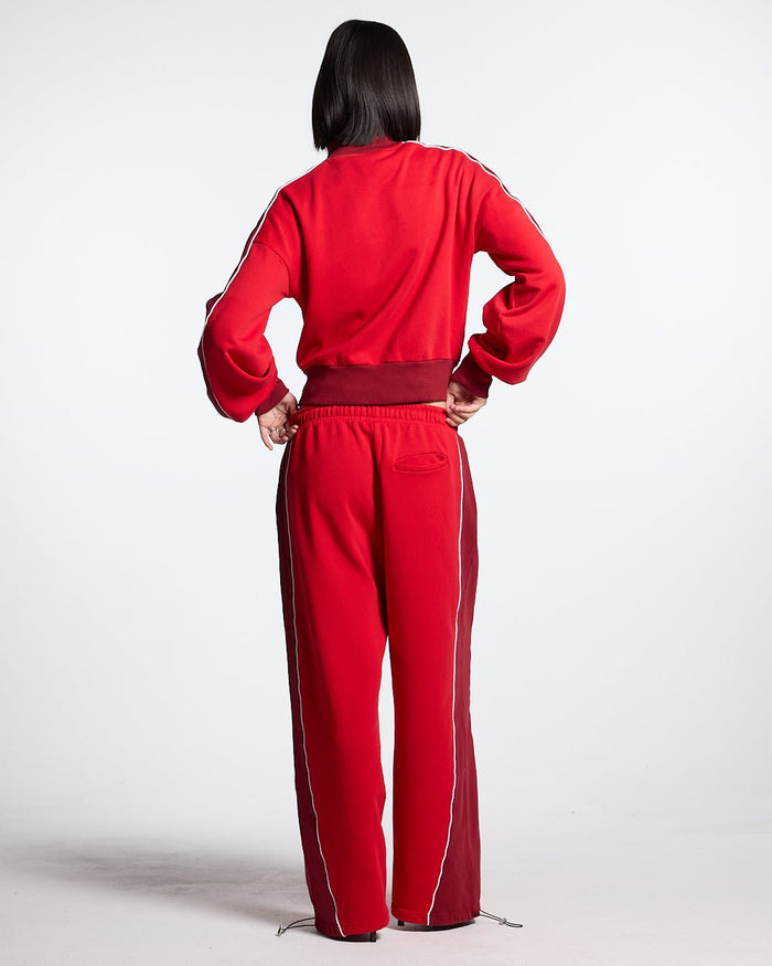 JET LAG PANTS X RED - COLD CULTURE #woman