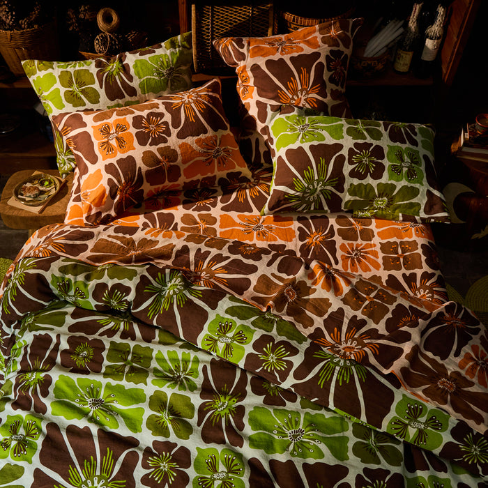 Jolene Linen Euro Pillowcase Set - Ecru