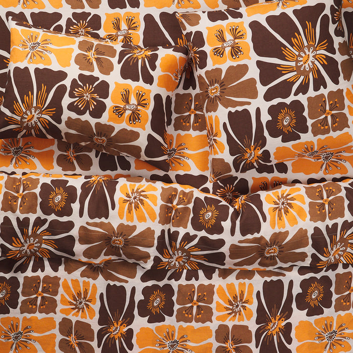 Jolene Linen Quilt Cover - Ecru Queen