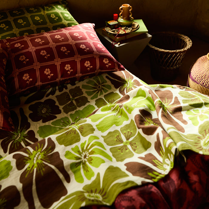 Jolene Linen Sheets - Fluorite Fitted Sheet / Queen