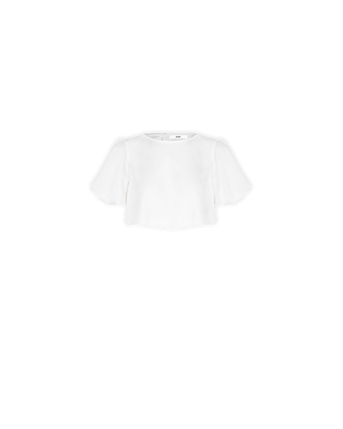 KENDALL SATIN BLOUSE WHITE