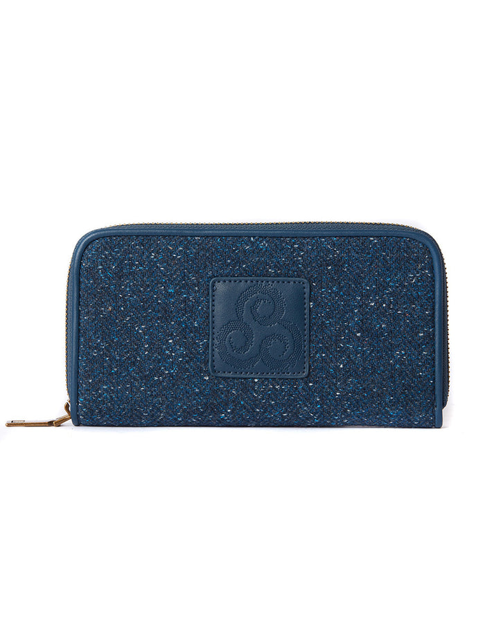 Kerry Tweed Traditional Purse - Midnight Blue #color_midnight-blue