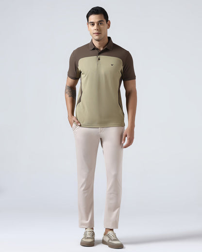 Khaki TechPro Solid Polo - Remus
