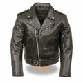 Kids Basic MC Jacket: Features:

Children's motorcycle style jacket
Promotional Grade Leather 1