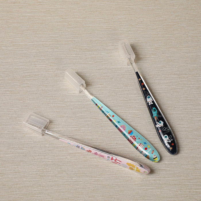 Kid's resin handled toothbrush