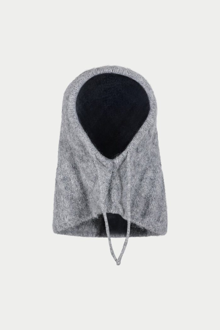 KNITTED SNOOD - GREY