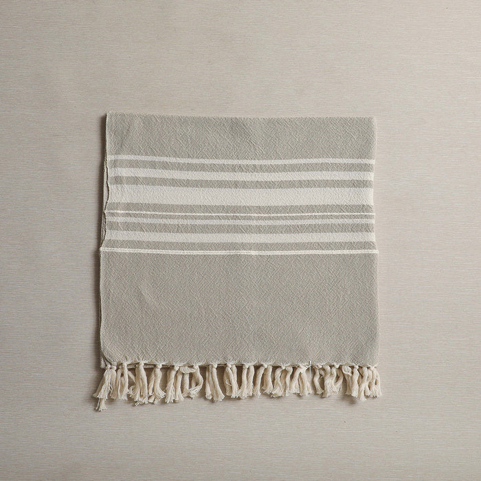 Large Contemporary Towel - Variegated Stripes