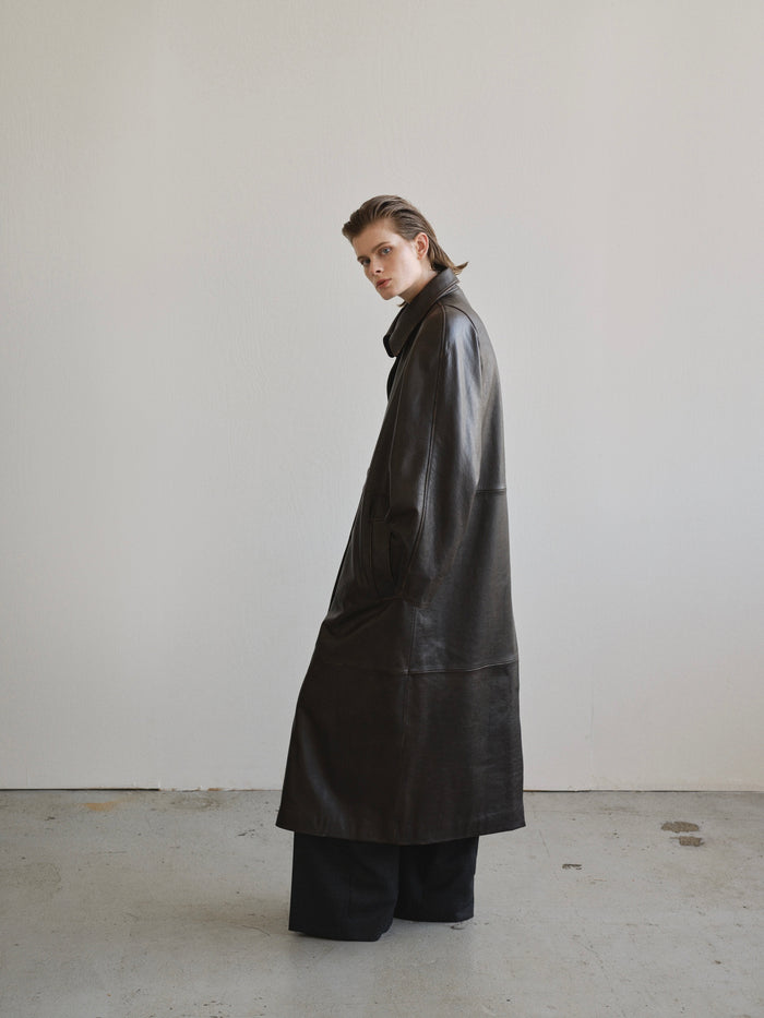 LEATHER COAT
