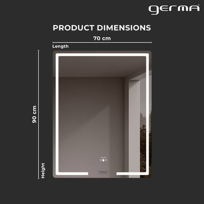 Led Mirror - Wave Sensor (90x70cm) Vertical Shape - TR LED 031 VERTICAL SHAPE