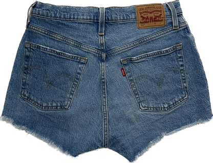 Levi's Denim Ripped High Waist Shorts