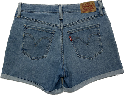 Levi's Light Denim Mid Length Shorts