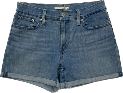 Levi's Light Denim Mid Length Shorts
