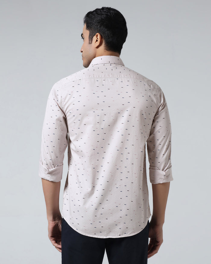 Lilac Printed Shirt - Tobas