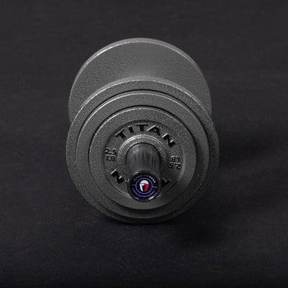 Loadable 20" Olympic Dumbbell Handles - Pair