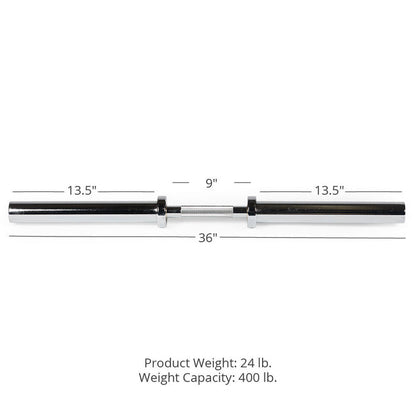 Loadable 36" Olympic Dumbbell Handle - Single