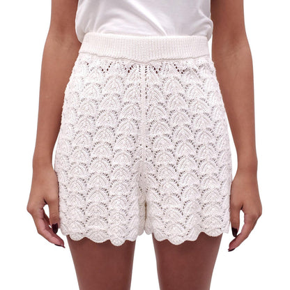 LOU LOU STUDIO CROCHET KNIT SHORT SET - SIZE M