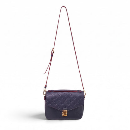 LOUIS VUITTON NAVY METIS BAG