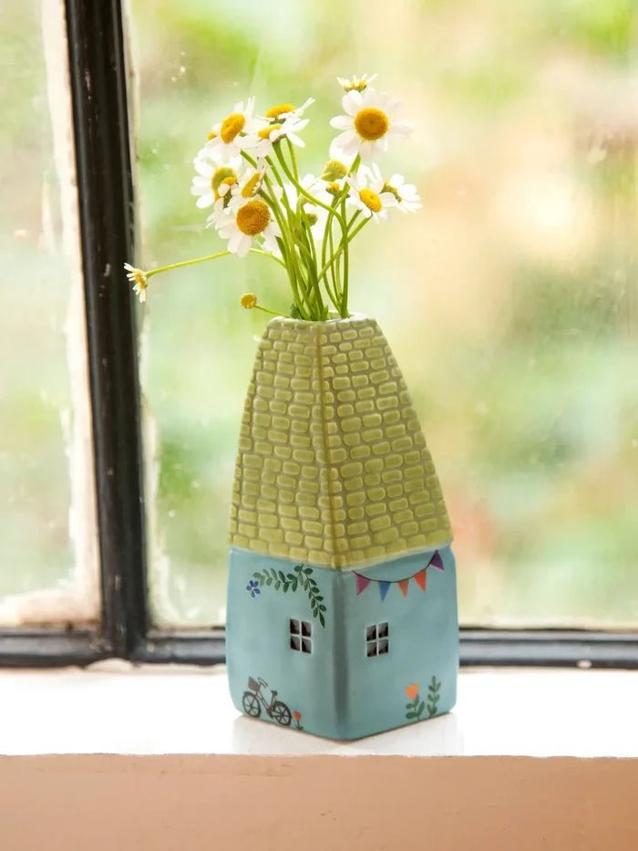 "Loved" Cottage Bud Vase