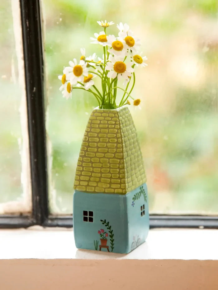 "Loved" Cottage Bud Vase