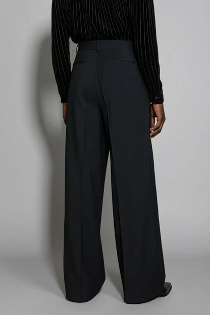 Stylish Casual Loose Fit Wide Leg Trouser-Back