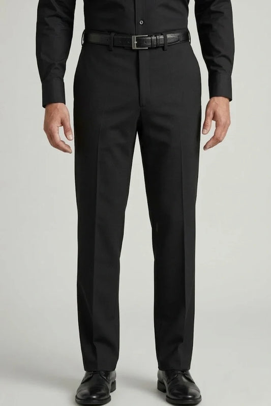 Premium Black Formal Pant-Front