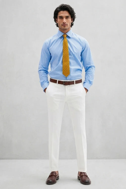 Men Premium Formal Dress Pant-Front