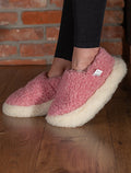 Merino Wool Slipper - Pink #color_pink