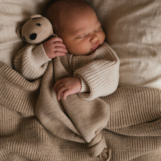 Merino Wool Tokki Teddy Comforter - Sand