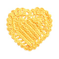 Millie Crochet Coaster - Citrine